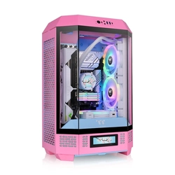 Gabinete Gamer Thermaltake The Tower 300, Painel de Vidro, Micro-Tower, 2x Fans 140mm, Bubble Pink - CA-1Y4-00SAWN-00