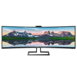 Monitor Philips Curvo Superwide 49" Va Com Webcam - 499p9h