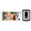 Video Porteiro Intelbras Iv7010 Hf Lcd 7 Polegadas Branco