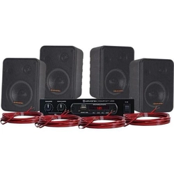 Kit De Som Para Ambiente Hayonik Ambience 4000 V2 Preto