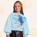 Blusa Moletom Lilo e Stitch Azul Fakini - Feminina
