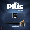 Balança Digital Bioimpendância Corporal Inteligente Bio Plus Preta