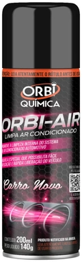 Limpa Ar Condicionado Orbi-air Orbi Quimica Carro Novo 200 Ml