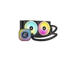 Water Cooler P/ Processador Corsair Icue Link H100i Lcd Aio 240 Rgb P/ Intel/amd Preto - Cw-9061007-