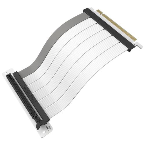 Cabo Riser Cooler Master V2 Pcie 4.0 X16 300mm Branco    Mca-u002r-wpci40-300
