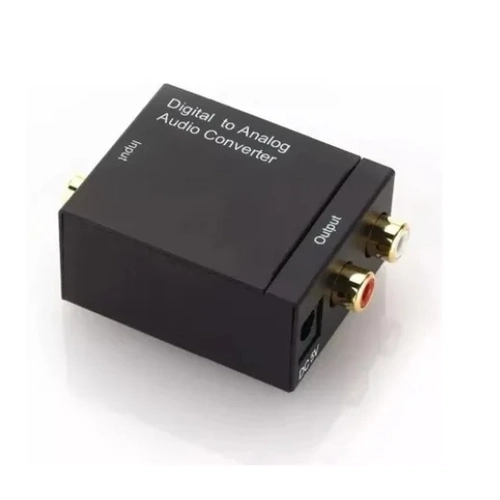 Adaptador Conversor Áudio Óptico P/ Rca Ref. Es-09