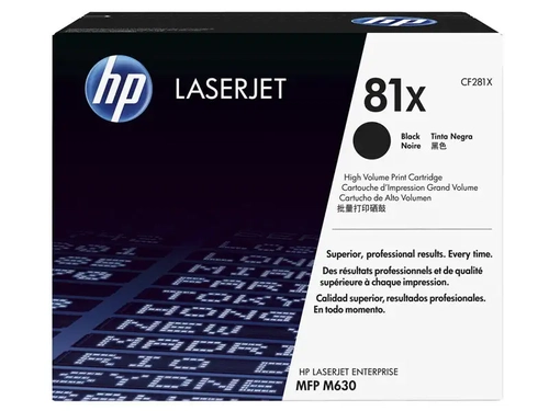 Toner Laserjet Mono Suprimento Cf281x Hp 81x Preto M604 M605 M606 M630f M630z M630h