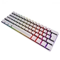 Teclado Pcyes Mecanico 60% Zot Branco Outemu Brown Hotswap Led RGB - PZWOHBWRGB