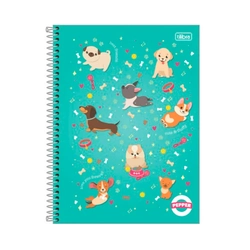 Caderno Espiral Capa Dura Pepper 1 Matéria Universitário 80 Folhas Tilibra