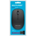 Mouse Wireless Multilaser MO251 Anatômico 2.4ghz Sem Fio 1200 DPI USB Preto - MO251