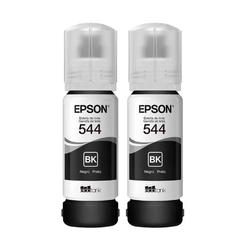 Refil De Tinta Epson T544 2 Garrafas Pretas - T544120-2p