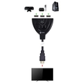 Switch Hdmi 3 Entradas e 1 Saída 1.3v Com Suporte 3d e 1080p