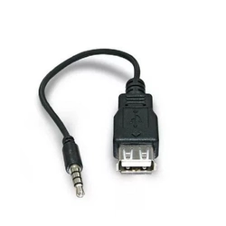 CABO DE ÁUDIO P2 PARA USB FÊMEA 15 CENTÍMETROS