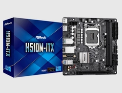 Placa Mae Asrock Mini Itx H510m-itx Lga1200 2xddr4 (64gb),pcie X16,4x Sata,m.2 Sata e Nvme, Hdmi, Dp, Usb 2x 3.2, 2x 2.0