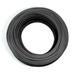 Cabo Flexivel Remoto Technoise 100% Cobre Preto 2.50mm Rolo 100 Metros