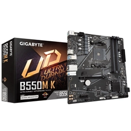 Placa-mãe Gigabyte B550m,  Am4 4xddr4(máx128gb), 4 Sata, 1 M.2, 2xusb 3.2, 4xusb 2.0, 1xhdmi
