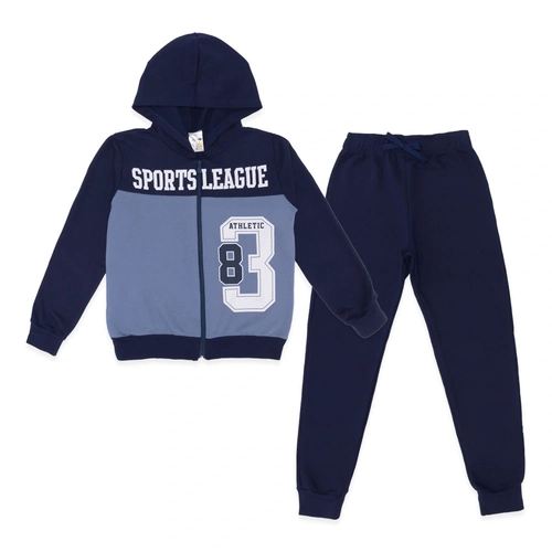 Conjunto Moletom Flanelado Jaqueta com Capuz Sports League Taita - Masculino