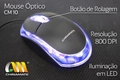 Mouse Óptico USB 800 DPI CM10 Chinamate