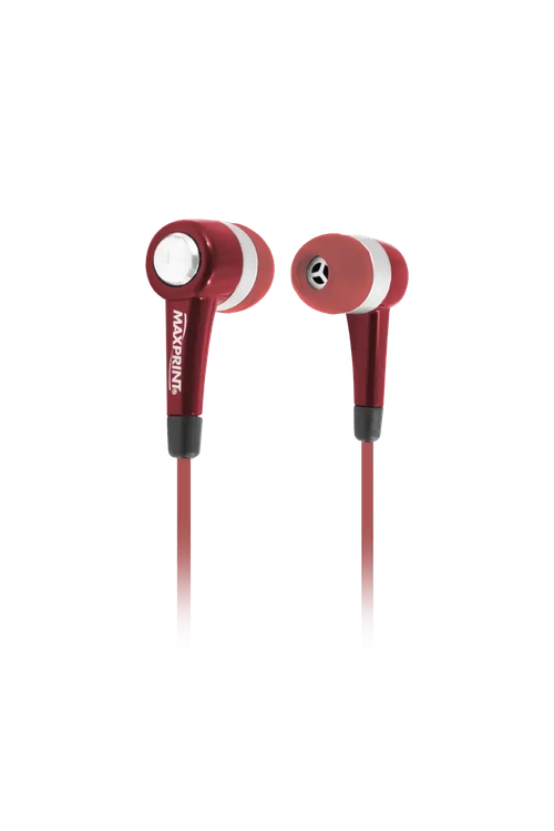 EARPHONE MAXSOUND VERMELHO MAXPRINT
