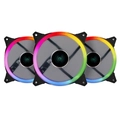 Kit Cooler Fan Gamer para Gabinete Vinik 120mm Led Fixo 5 Cores - FHALOX3