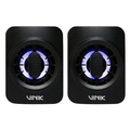 Caixa de Som Gamer Vinik Eclipse 6w 2.0 Led Rainbow - Vspkg6wec
