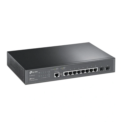 Switch Gerenciavel Gigabit Tp-link L2+ 8 Portas C/ 2 Slots Sfp Jetstream - Tl-sg3210