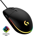 Mouse Gamer Logitech G203, Lightsync, DPI, 8.000, 6 botões programáveis, Preto, Sem Fio - 910-005793