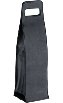 Bolsa Porta Garrafa Preto - 1 Garrafa