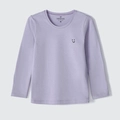 Blusinha Manga Longa Lilás Hering - Feminina