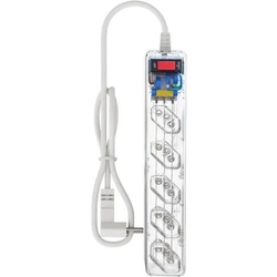 Filtro De Linha Clamper Com Proteção Dps 3p Energia 5 Tomadas Transparente - 84876