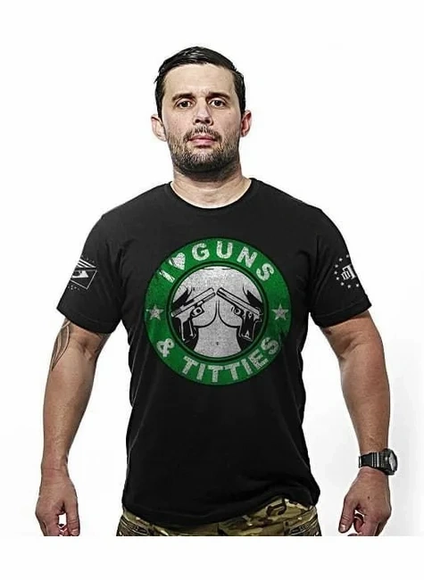 Camiseta Infamous Guns e Titties - REF 013 (Team Six)