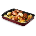 Assadeira Funda Retangular Antiaderente Rochedo Dura + 37cm - Cxm / 6