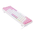 Teclado Mecânico Gamer Redragon Castor RGB Switch Azul USB Removível Branco - K631W-RGB