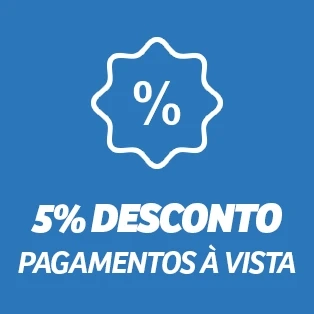5% desconto no pagamento à vista