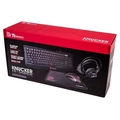 Kit Teclado, Mouse, Mousepad e Headset Thermaltake Esports Gaming, multicolor - KBGCKPLBLPB01