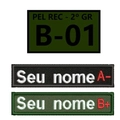 Sutache/ Cadarço de Identificação Bordado, Personalizado, PM ou com Borda