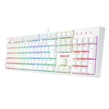 Teclado Gamer Mecanico Redragon Surara Pro Branco RGB Switch Azul - K582w-rgb-pro Pt-blue