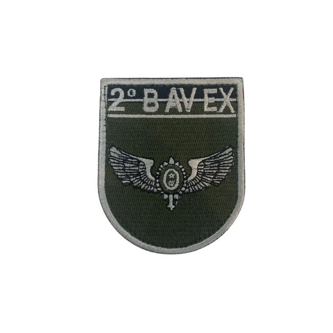 Distintivo de Organização Militar DOM 2º BAVEX - Bordado (Padrão EB)