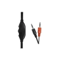 Headset Com Fio Hf100 Sem Marca Conexao P2 Cabo de 180cm Driver 30mm Potencia 100mw Microfone Flexivel Preto Ph002
