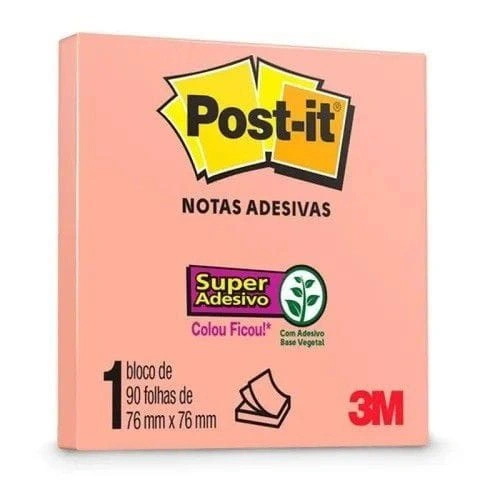 Notas Adesivas Cor Damasco - Post-it 3M