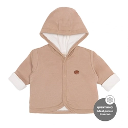 Casaco Forrado com Capuz Plumante Soft Masculino - Bichinhos Transporte