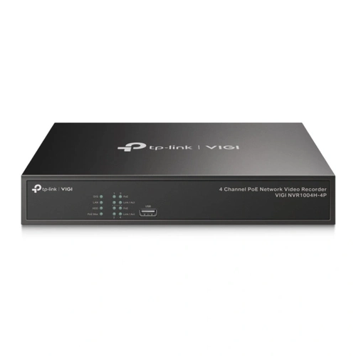 Gravador de Video TP-Link Digital Poe+ Para Segurança Eletronica 4 Canais - NVR1004H-4P