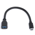 Cabo Adaptador Otg Usb Tipo c para Usb Femea - 15 Cm - Ausbotg