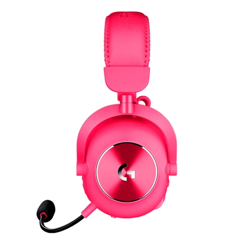 Headset Logitech G Pro X2, Sem Fio, Lightspeed, USB, Rosa - 981-001274