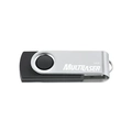 PEN DRIVE 64GB TWIST2 PRETO/PRATA - PD079 - MULTILASER