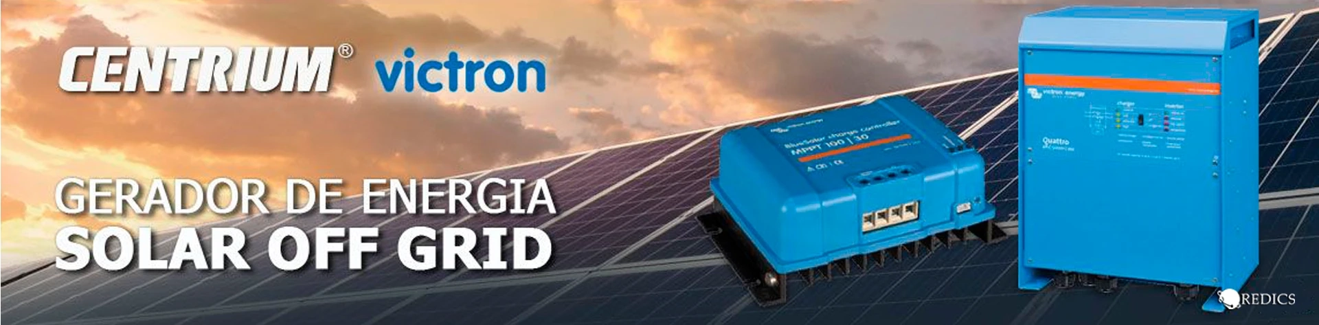Centrium Gerador de energia Solar Off Grid.
