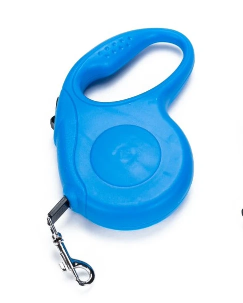 Guia Retrátil para Passeio com Cães 5  Metros Azul