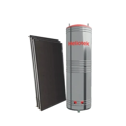 Kit Aquecimento Solar Vertical - 600 Litros - Alta Pressão - Reservatório INOX 444 - HELIOTEK