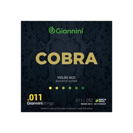 Encordoamento para Violão Aço Cobra .011 Bronze Geeflk
