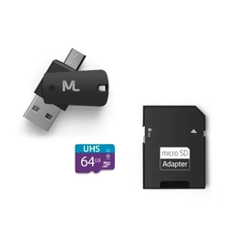 Cartao Micro Sd Multilaser Mc152 64gb 4x1